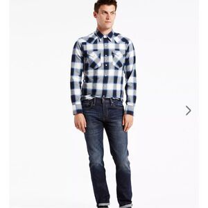 Levi’s Men’s 511 Dark Wash Slim Fit Denim Jeans 30 x 32 5 Pocket $69